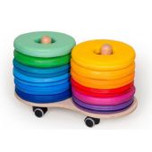 Mobile Trolley with Donut Cushions Set by NOVUM, 6513058