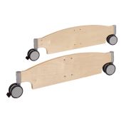 HABA Pro Birch Roll Feet for Partition Walls, 1870887