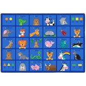 Friendly Phonics Animals Carpet by Playscapes, 30-CR-FPA