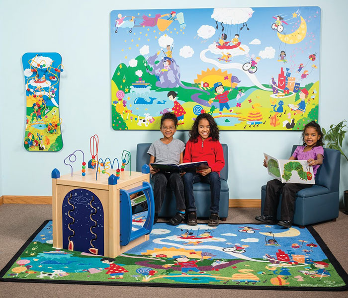 Pediatric Waiting Room with Harmony Park Theme